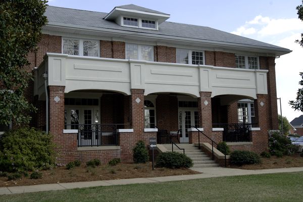 Various buildings on South Campus were photographed for the online tour on  Thursday, April 13, 2006. (Photo by Jerome Sturm)